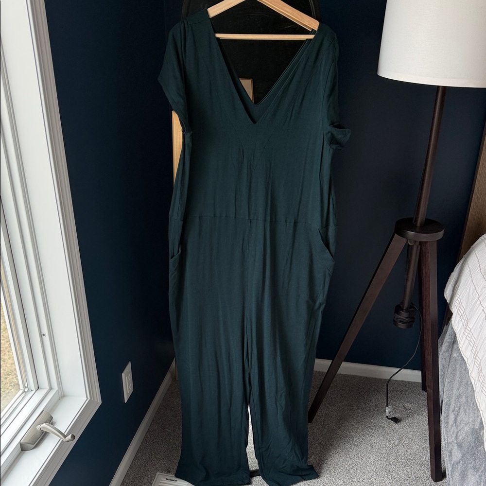 Universal Standard Deep Green Lounge Jumpsuit 14-16